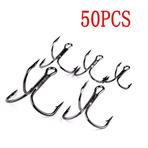 50pc/lot 2/4/6/8/10/12/14# fishing hook high carbon steel treble hooks tackle silver/rrd color fish
50pc/lot 2/4/6/8/10/12/14# fishing hook high carbon steel treble hooks tackle silver/rrd color fish