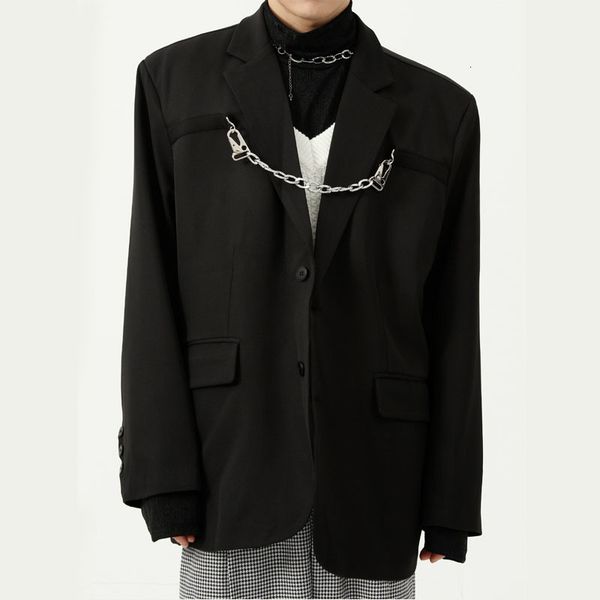 men's suits & blazers autumn oversize men chain loose casual streetwear youth fashion hip hop dance suit coat male blazer jackets ta53, White;black
men's suits & blazers autumn oversize men chain loose casual streetwear youth fashion hip hop dance suit coat male blazer jackets ta53, White;black
