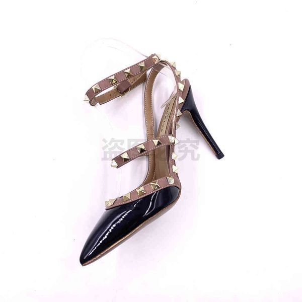 dress shoes design genuine leather women's pointed toes rivets sandals ankle strap pumps plus size 7mx9, Black
dress shoes design genuine leather women's pointed toes rivets sandals ankle strap pumps plus size 7mx9, Black
