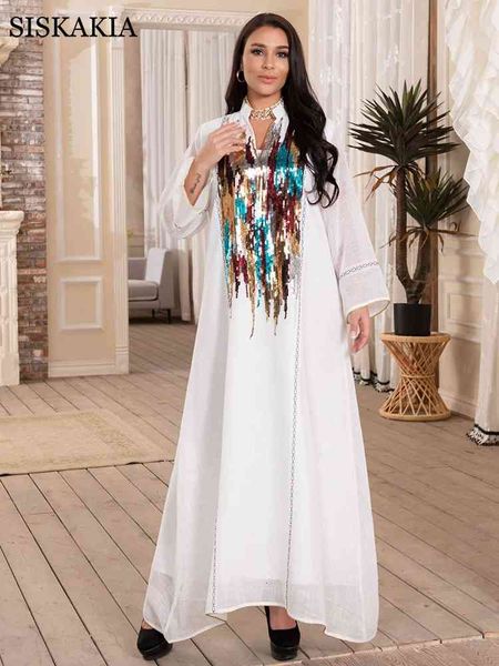 casual dresses siskakia white sequins embroidery abaya dress for women moroccan dubai turkey arabic jalabiya muslim party evening clothes ei, Black;gray
casual dresses siskakia white sequins embroidery abaya dress for women moroccan dubai turkey arabic jalabiya muslim party evening clothes ei, Black;gray
