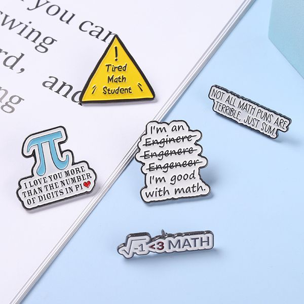 cute letter tired math student brooches pin for women fashion dress coat shirt demin metal funny brooch pins badges promotion gift jewelry, Gray
cute letter tired math student brooches pin for women fashion dress coat shirt demin metal funny brooch pins badges promotion gift jewelry, Gray