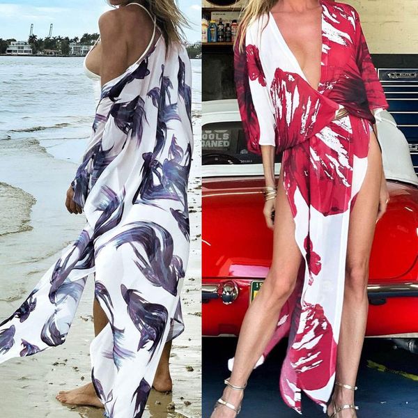 summer beach cardigan blouse women color stitching shawl outwear oversized chiffon kimono long jacket mid-sleeve loose shirt women's sw, White;black
summer beach cardigan blouse women color stitching shawl outwear oversized chiffon kimono long jacket mid-sleeve loose shirt women's sw, White;black