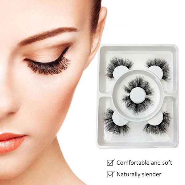 false eyelashes 3 pairs extended lashes 3d dramatic fluffy soft wispy volume cross reusable eyelash makeup tools accessories
false eyelashes 3 pairs extended lashes 3d dramatic fluffy soft wispy volume cross reusable eyelash makeup tools accessories