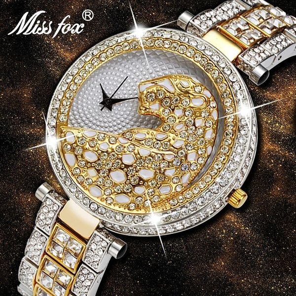 wristwatches missfox watch women 2021 luxury leopard 3d party dress watches three hand quartz movement with diamond wristwatch, Slivery;brown
wristwatches missfox watch women 2021 luxury leopard 3d party dress watches three hand quartz movement with diamond wristwatch, Slivery;brown