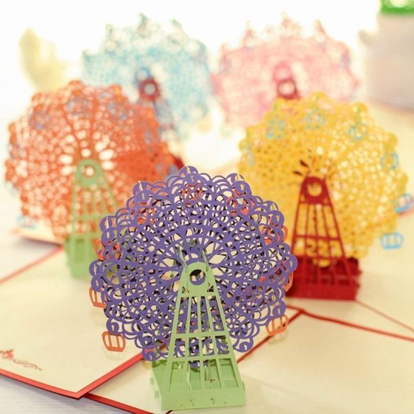 greeting cards 1 pc up card 3d ferris wheel paper birthday for romantic valentines wedding anniversary thanksgiving
greeting cards 1 pc up card 3d ferris wheel paper birthday for romantic valentines wedding anniversary thanksgiving