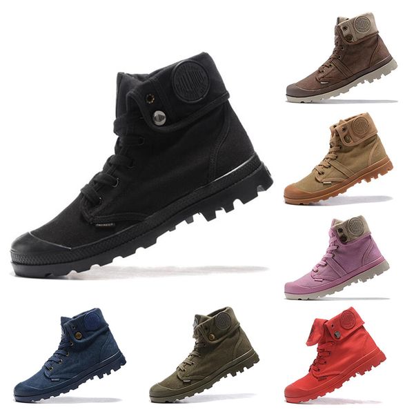 classic palladium pallabrouse high army military ankle men women boots canvas sneakers outdoor man anti-slip casual shoes 36-45, Black
classic palladium pallabrouse high army military ankle men women boots canvas sneakers outdoor man anti-slip casual shoes 36-45, Black