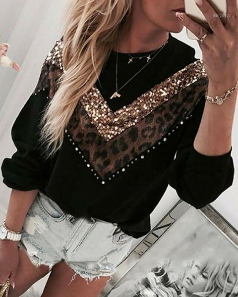 women leopard long sleeve casual pullover sweatshirt blouse cotton blend basic v animal print women's blouses & shirts, White
women leopard long sleeve casual pullover sweatshirt blouse cotton blend basic v animal print women's blouses & shirts, White