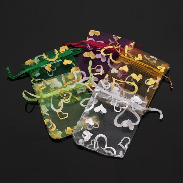 wholesale 25pcs mixed color heart jewelry packaging drawable organza bags 7x9cm 9x12cm wedding party gift bags & pouch bag, Pink;blue
wholesale 25pcs mixed color heart jewelry packaging drawable organza bags 7x9cm 9x12cm wedding party gift bags & pouch bag, Pink;blue