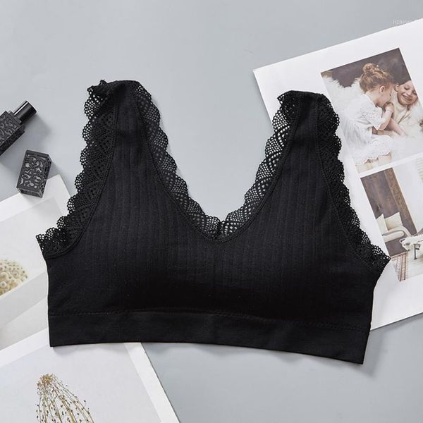 women stretch bra padded lingeries lace wrap chest comfortable tube gather bras bustiers & corsets, Black;white
women stretch bra padded lingeries lace wrap chest comfortable tube gather bras bustiers & corsets, Black;white