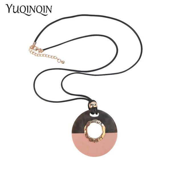 pendant necklaces classic fashion acrylic women with big resin round geometric pink long leather chains necklace party jewelry, Silver
pendant necklaces classic fashion acrylic women with big resin round geometric pink long leather chains necklace party jewelry, Silver