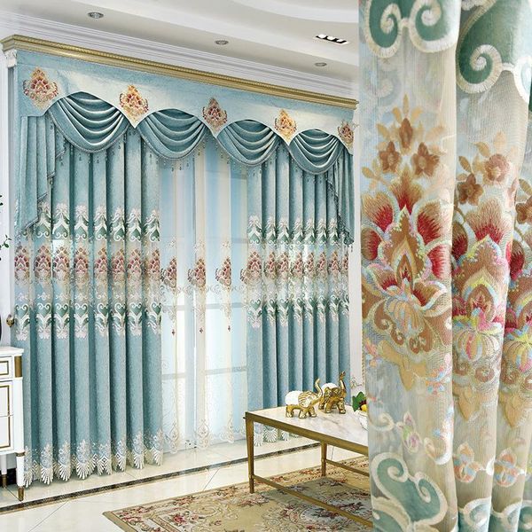 curtain & drapes european style curtains for living dining room bedroom light luxury chenille embroidered villa window
curtain & drapes european style curtains for living dining room bedroom light luxury chenille embroidered villa window
