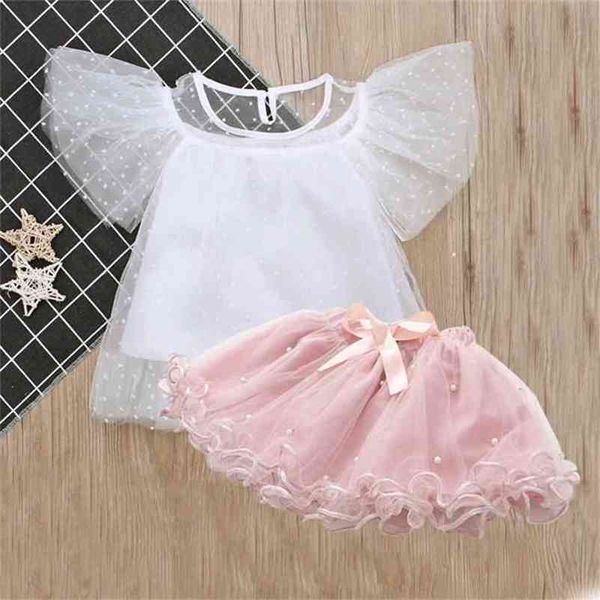 girls dress clothes summer kids dresses for fashion fly sleeve sleeveless t-shirt + pearl skirt baby 210528, White
girls dress clothes summer kids dresses for fashion fly sleeve sleeveless t-shirt + pearl skirt baby 210528, White