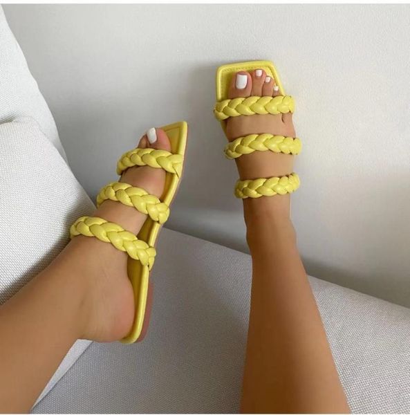 slippers 2021 summer weave fashion ladies shoes slides plus size 42 43 casual female flip flops pu leather woman flat, Black
slippers 2021 summer weave fashion ladies shoes slides plus size 42 43 casual female flip flops pu leather woman flat, Black