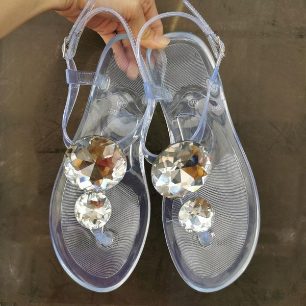 sandals lager size 42 summer sandal women explosion diamond jelly shoes female fashion transparent flat beach, Black
sandals lager size 42 summer sandal women explosion diamond jelly shoes female fashion transparent flat beach, Black