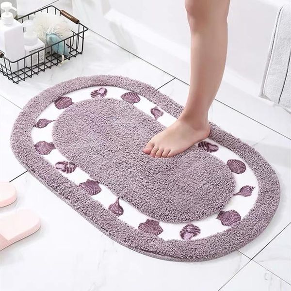 bath mats pastoral printed shell oval bathroom carpet microfiber rug non-slip mat absorbent floor toilet doormat
bath mats pastoral printed shell oval bathroom carpet microfiber rug non-slip mat absorbent floor toilet doormat
