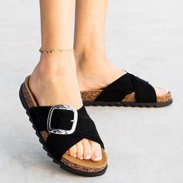 women slippers summer casual slides beach shoes cross pu leather ladies platform tie dye flip flops solid sandals 2021, Black
women slippers summer casual slides beach shoes cross pu leather ladies platform tie dye flip flops solid sandals 2021, Black