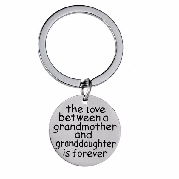 keychains 12pc/lot family grandma nana keychain love between a grandmother and granddaughter stainless steel keyring for women girls gifts, Silver
keychains 12pc/lot family grandma nana keychain love between a grandmother and granddaughter stainless steel keyring for women girls gifts, Silver