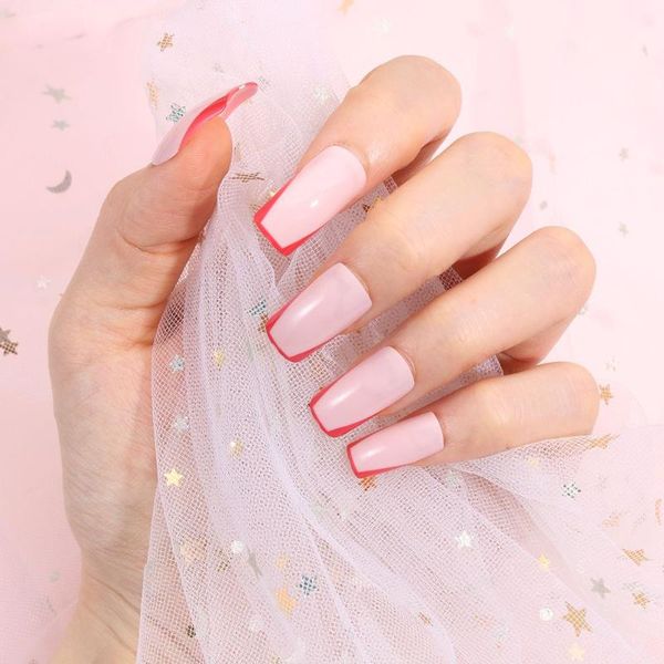 false nails 24pcs/box women fashion artificial detachable full cover wearable long square headfalse nail tips fake, Red;gold
false nails 24pcs/box women fashion artificial detachable full cover wearable long square headfalse nail tips fake, Red;gold