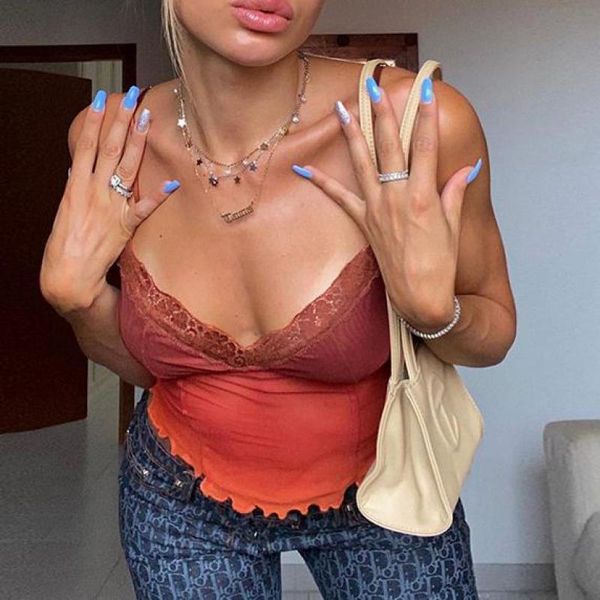 women's tanks & camis 2021 fall women sling lace cami crop sleeveless deep v neck slim fitted summer mesh female streetwear sexy, White
women's tanks & camis 2021 fall women sling lace cami crop sleeveless deep v neck slim fitted summer mesh female streetwear sexy, White