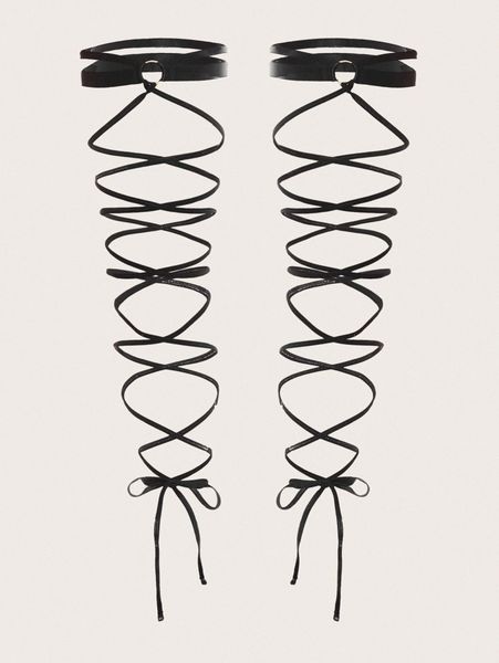 plus ring linked leg straps s8na#, Black;white
plus ring linked leg straps s8na#, Black;white