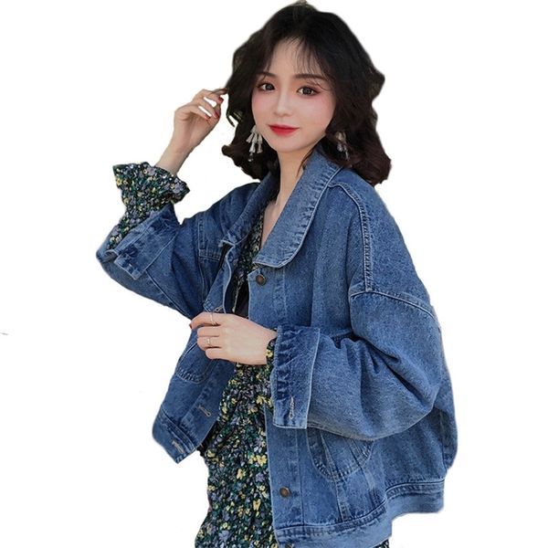 denim jacket for women spring loose fashion students all-match ins short casual feminina lr1074 210531, Black;brown
denim jacket for women spring loose fashion students all-match ins short casual feminina lr1074 210531, Black;brown