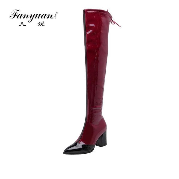 boots fanyuan plus size 32-48 add fur warm winter women shoes woman platform chunky heels over knee thigh high, Black
boots fanyuan plus size 32-48 add fur warm winter women shoes woman platform chunky heels over knee thigh high, Black