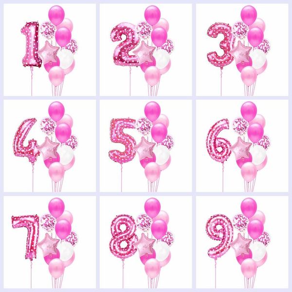 party decoration 12pcs number foil pink latex balloon happy birthday kids baby girl 1st 1 2 3 4 5 6 7 8 9 one years old princess
party decoration 12pcs number foil pink latex balloon happy birthday kids baby girl 1st 1 2 3 4 5 6 7 8 9 one years old princess