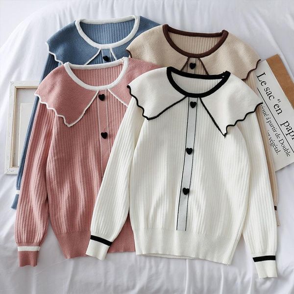 spring autumn slim contrast love single-breasted thin fashion sweet long-sleeved women knit pullover sweater y165 women's sweaters, White;black
spring autumn slim contrast love single-breasted thin fashion sweet long-sleeved women knit pullover sweater y165 women's sweaters, White;black