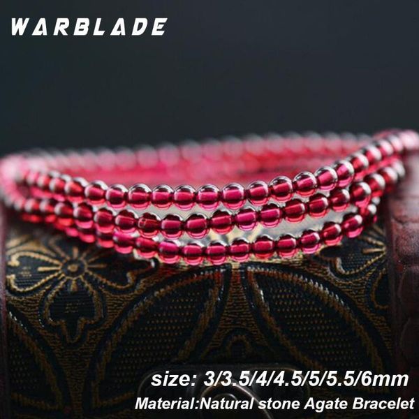charm bracelets warblade natural stone wine red garnet 3 multilayer 6a beads beaded bangles for women, Golden;silver
charm bracelets warblade natural stone wine red garnet 3 multilayer 6a beads beaded bangles for women, Golden;silver
