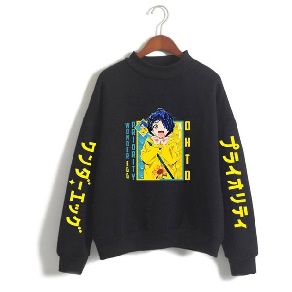women's hoodies & sweatshirts wonder egg priority turtleneck women long sleeve fashion sweatshirt casual pullover anime clothes, Black
women's hoodies & sweatshirts wonder egg priority turtleneck women long sleeve fashion sweatshirt casual pullover anime clothes, Black