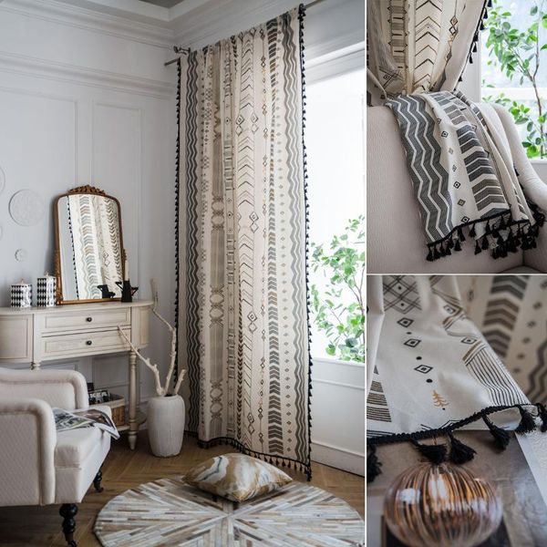 curtain & drapes bohemian tassel sheer curtains for living room cotton linen screening valances bedroom decoration rod pocket draps
curtain & drapes bohemian tassel sheer curtains for living room cotton linen screening valances bedroom decoration rod pocket draps
