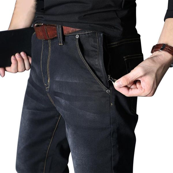 men's jeans oversized men 42 44 46 48 retro classic slim fit unique pocket zipper anti-theft design fashion male clothing denim pants, Blue
men's jeans oversized men 42 44 46 48 retro classic slim fit unique pocket zipper anti-theft design fashion male clothing denim pants, Blue