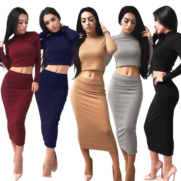 2 piece bandage autumn winter midi dress turtleneck long sleeve solid bopdycon tight two party es 210520, Black;gray
2 piece bandage autumn winter midi dress turtleneck long sleeve solid bopdycon tight two party es 210520, Black;gray