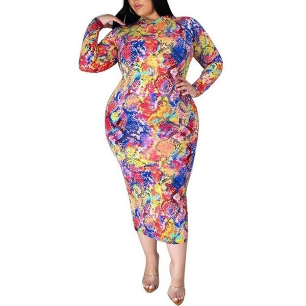 casual dresses snakeskin printed for women large 4xl full sleeve bodycon high waist mid calf elegant evening party night long vestidos, Black;gray
casual dresses snakeskin printed for women large 4xl full sleeve bodycon high waist mid calf elegant evening party night long vestidos, Black;gray