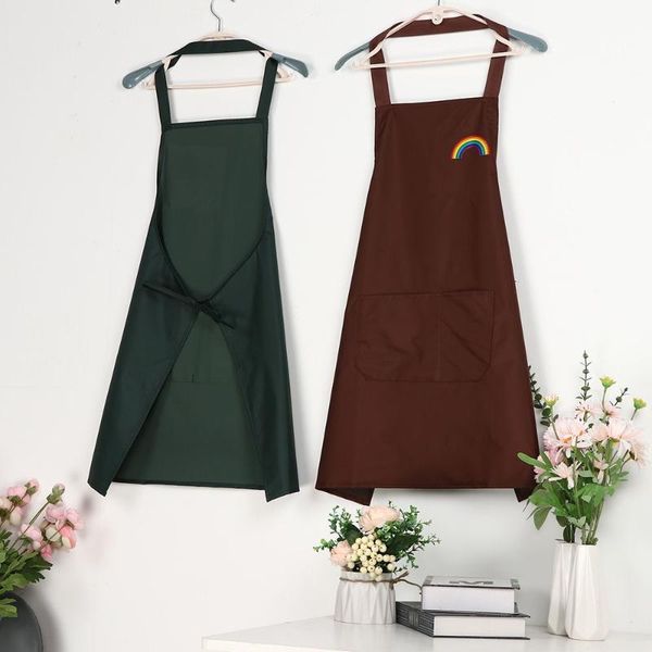 aprons gift cute cooking hand-wiping with pocket waterproof rainbow 
aprons gift cute cooking hand-wiping with pocket waterproof rainbow