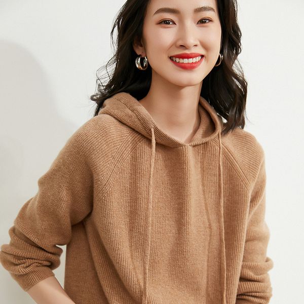 and winter autumn thiened hooded women's casual hooded sweater loose sweater jaet fashion, Black
and winter autumn thiened hooded women's casual hooded sweater loose sweater jaet fashion, Black