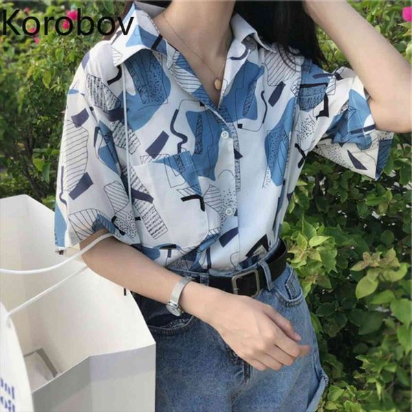 blusas summer short sleeve womens shirts turn down collar harajuku print blouse korean causal shirt 77530, White
blusas summer short sleeve womens shirts turn down collar harajuku print blouse korean causal shirt 77530, White