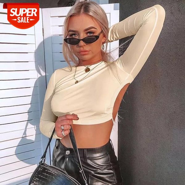 women harajuku open back t-shirt long sleeve cropped women t-shirt summer casual white fashion 2020 #gp54
women harajuku open back t-shirt long sleeve cropped women t-shirt summer casual white fashion 2020 #gp54