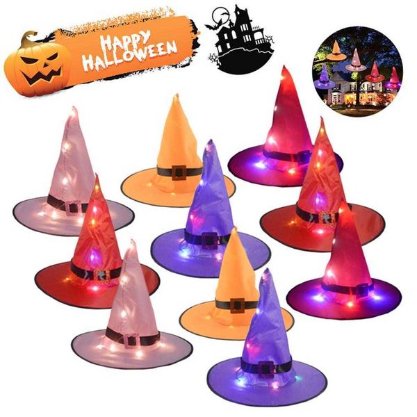 5pcs luminous hats led light glowing witch hat kids cosplay costume accsori halloween party fancy drs decor
5pcs luminous hats led light glowing witch hat kids cosplay costume accsori halloween party fancy drs decor