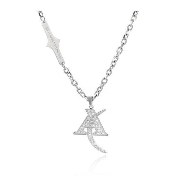 a-line original fashion brand necklace 2021 men and women online bloggers with the same style of diamond-encrusted design accessories, Silver
a-line original fashion brand necklace 2021 men and women online bloggers with the same style of diamond-encrusted design accessories, Silver