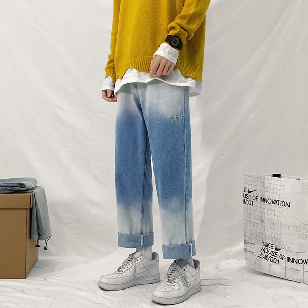 men's jeans new style baggy homme cargo pocket gradual color casual pants loose straight biker denim trousers s-2xl vsea, Blue
men's jeans new style baggy homme cargo pocket gradual color casual pants loose straight biker denim trousers s-2xl vsea, Blue