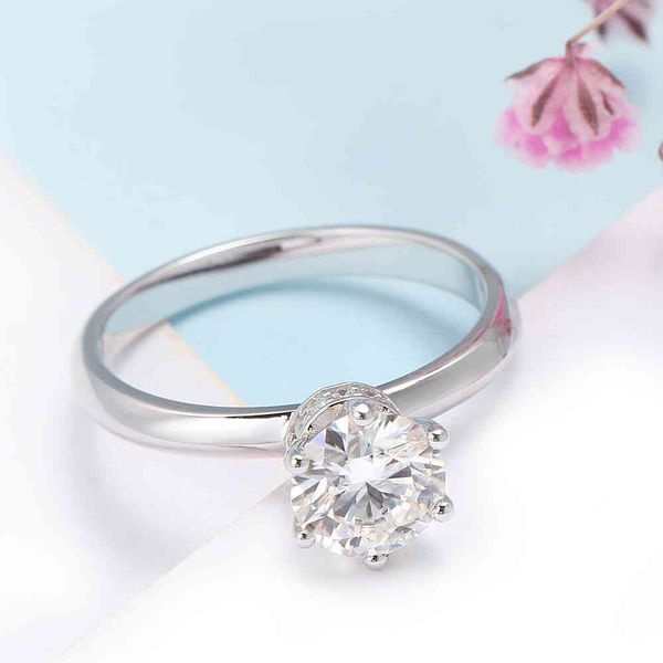 veryins gra certificated 100% sterling silver s925 6 prong 1ct moissaniteengagement ring for women wedding gift anniversary, Slivery;golden
veryins gra certificated 100% sterling silver s925 6 prong 1ct moissaniteengagement ring for women wedding gift anniversary, Slivery;golden