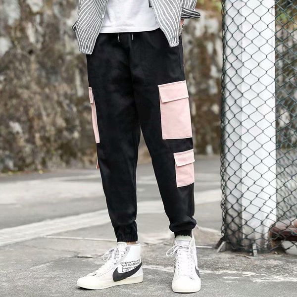 men's pants 2021 fashion men sweatpants hip hop trousers joggers loose streetwear, Black
men's pants 2021 fashion men sweatpants hip hop trousers joggers loose streetwear, Black