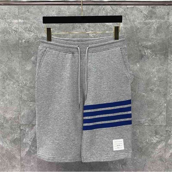 shorts fashion tb thom brand men women summer cotton casual sports trousers blue striped knee length shorts, White;black
shorts fashion tb thom brand men women summer cotton casual sports trousers blue striped knee length shorts, White;black