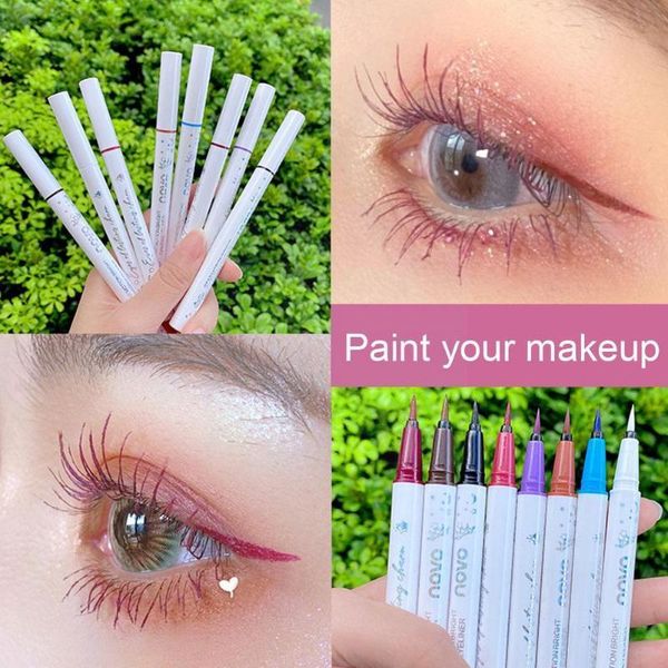 eyeliner 8 colors liquid pen quick dry natural black waterproof orange brown white red coffee high-quality purple j5r2
eyeliner 8 colors liquid pen quick dry natural black waterproof orange brown white red coffee high-quality purple j5r2