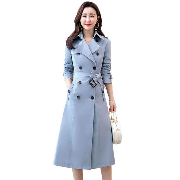 women's trench coats women jacket fashion mid-length double breasted coat female spring autumn korean slim plus size windbreaker r256, Tan;black
women's trench coats women jacket fashion mid-length double breasted coat female spring autumn korean slim plus size windbreaker r256, Tan;black