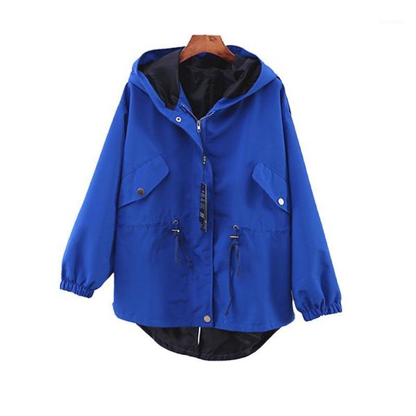 women's jackets autumn wibdbreaker long coat student bf oversize loose safari style hooded bomb jacket women casual sashe1, Black;brown
women's jackets autumn wibdbreaker long coat student bf oversize loose safari style hooded bomb jacket women casual sashe1, Black;brown