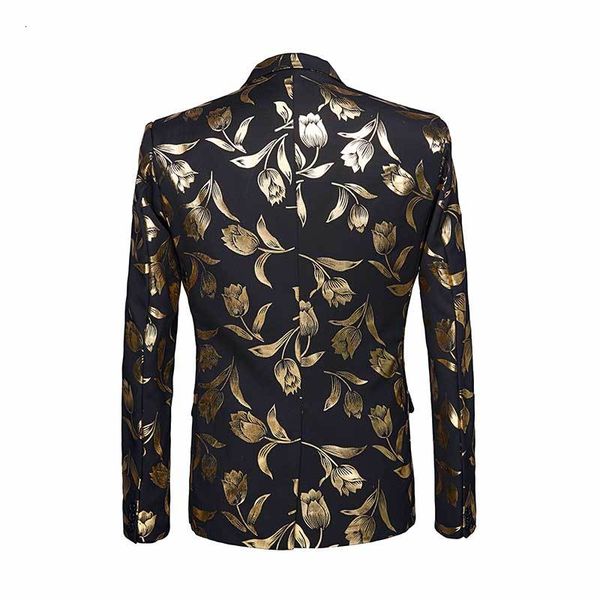 men's suits & blazers pyjtrl men fashionable 2 pieces set gold tulips standard suits casual fit fine wedding party prom dress 77kx, White;black
men's suits & blazers pyjtrl men fashionable 2 pieces set gold tulips standard suits casual fit fine wedding party prom dress 77kx, White;black