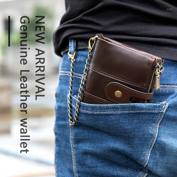 wallets anti-theft chain leather short wallet not easy easily deformable card holder multi-color coins purse1, Red;black
wallets anti-theft chain leather short wallet not easy easily deformable card holder multi-color coins purse1, Red;black