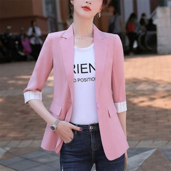 women's suits & blazers autumn thin short slim business coat spring casual all-match women jackets fashion work office lady suit, White;black
women's suits & blazers autumn thin short slim business coat spring casual all-match women jackets fashion work office lady suit, White;black
